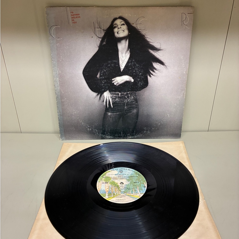 Cher Id Rather Believe In You Vinyl Record 1976